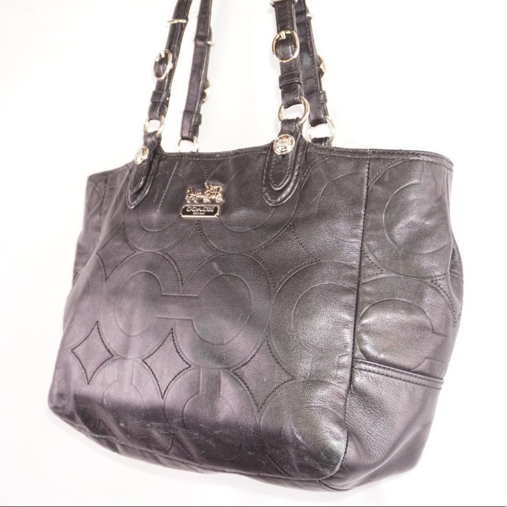 COACH Black Mia Embossed Leather Bag, E1069-15731 - Picture 5 of 11